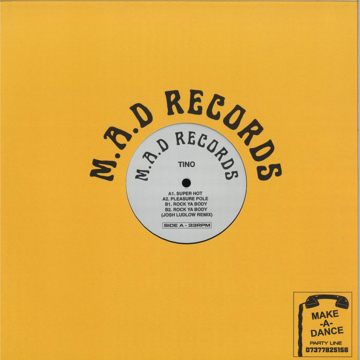 Tino - Super Hot (VINYL 12" M.A.D) | NEW - HOUSE *NEW*