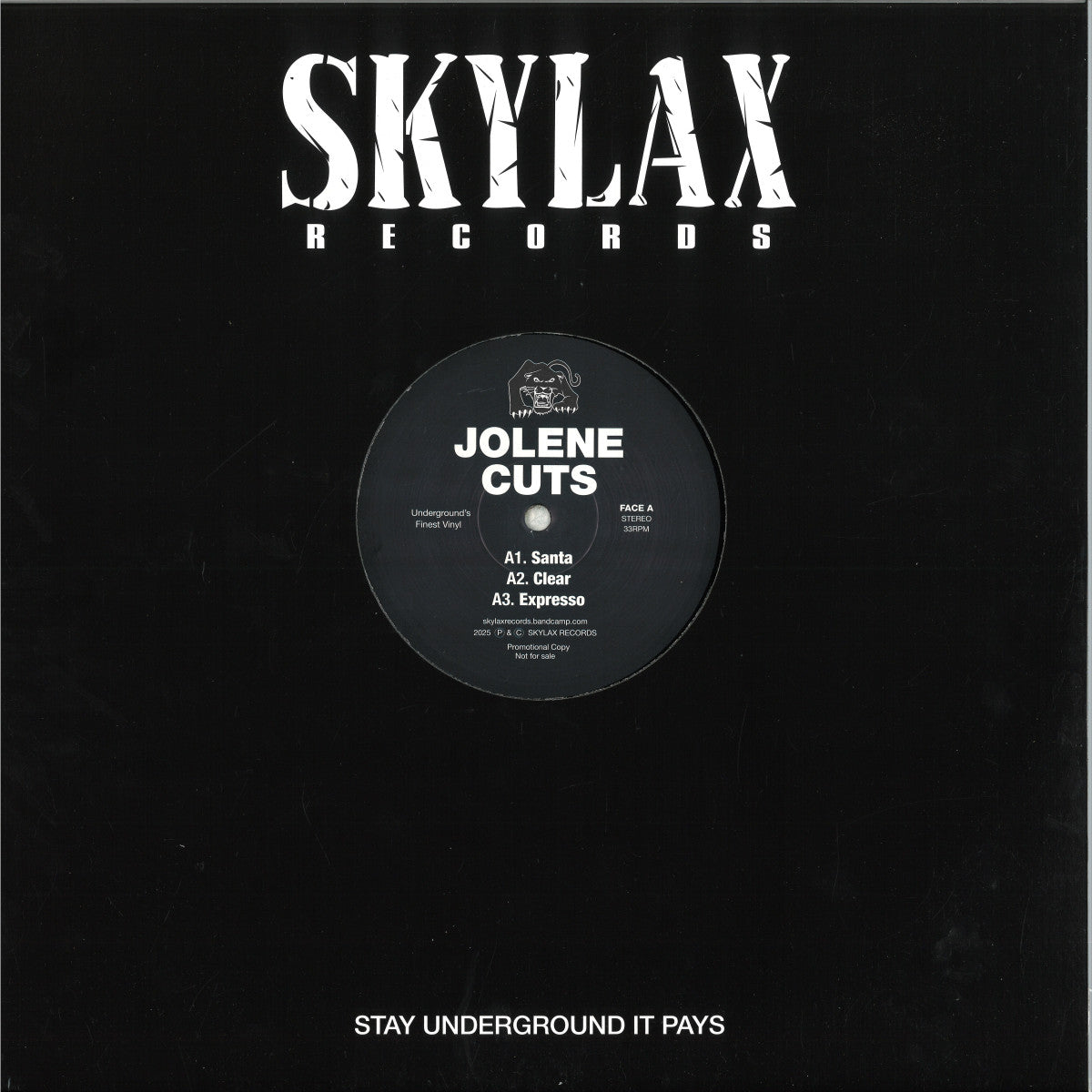 Jolene - (PRESALE 10/8/26) Jolene Cuts #1 (VINYL 12" Skylax) | NEW - HOUSE *NEW*
