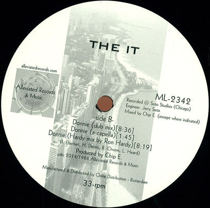 The It - Donnie (VINYL 12" Alleviated) | NEW - HOUSE *NEW*