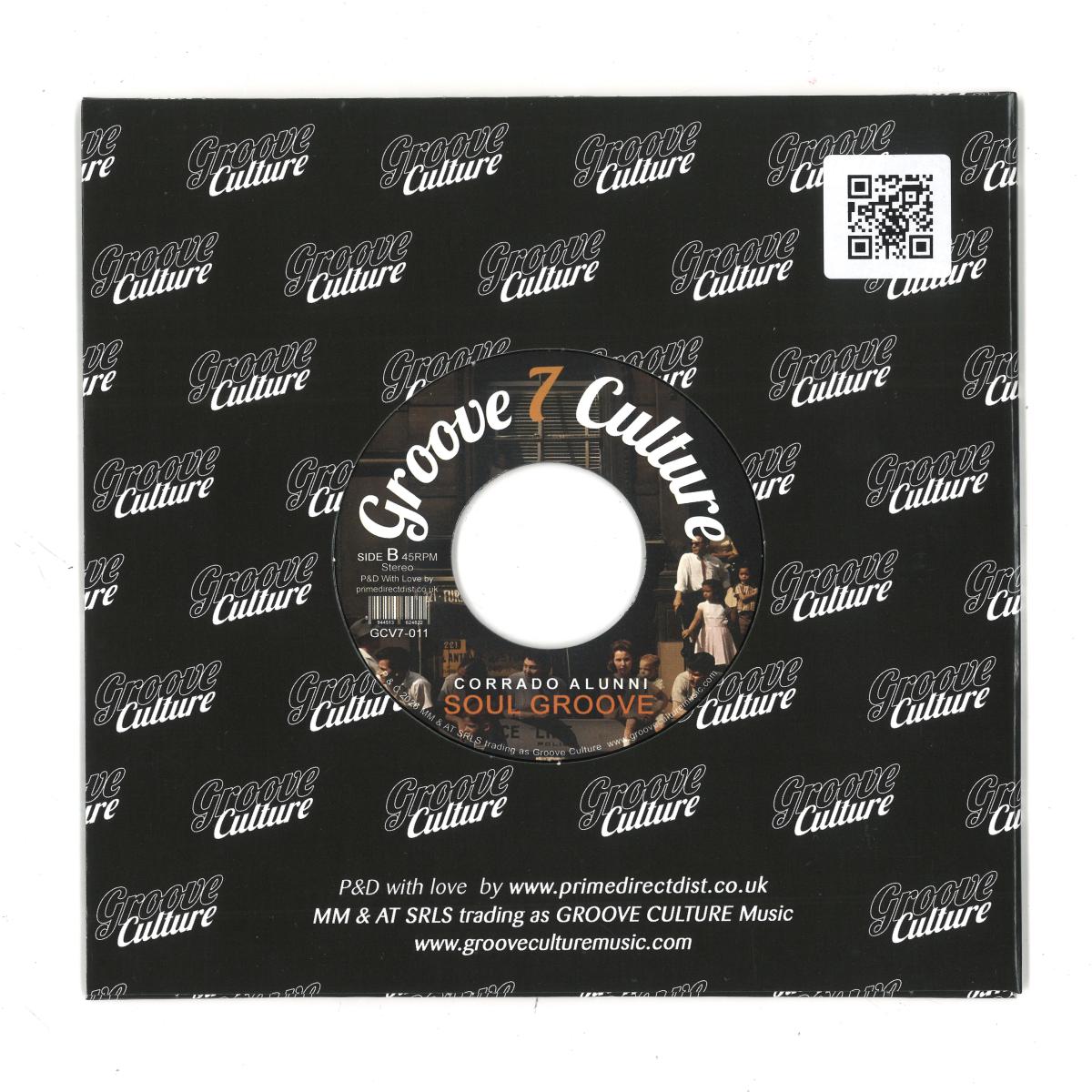 Corrado Alunni - Any Time / Soul Groove (VINYL 7" GROOVE CULTURE) | NEW Mint (M) Mint (M) - HOUSE *NEW*