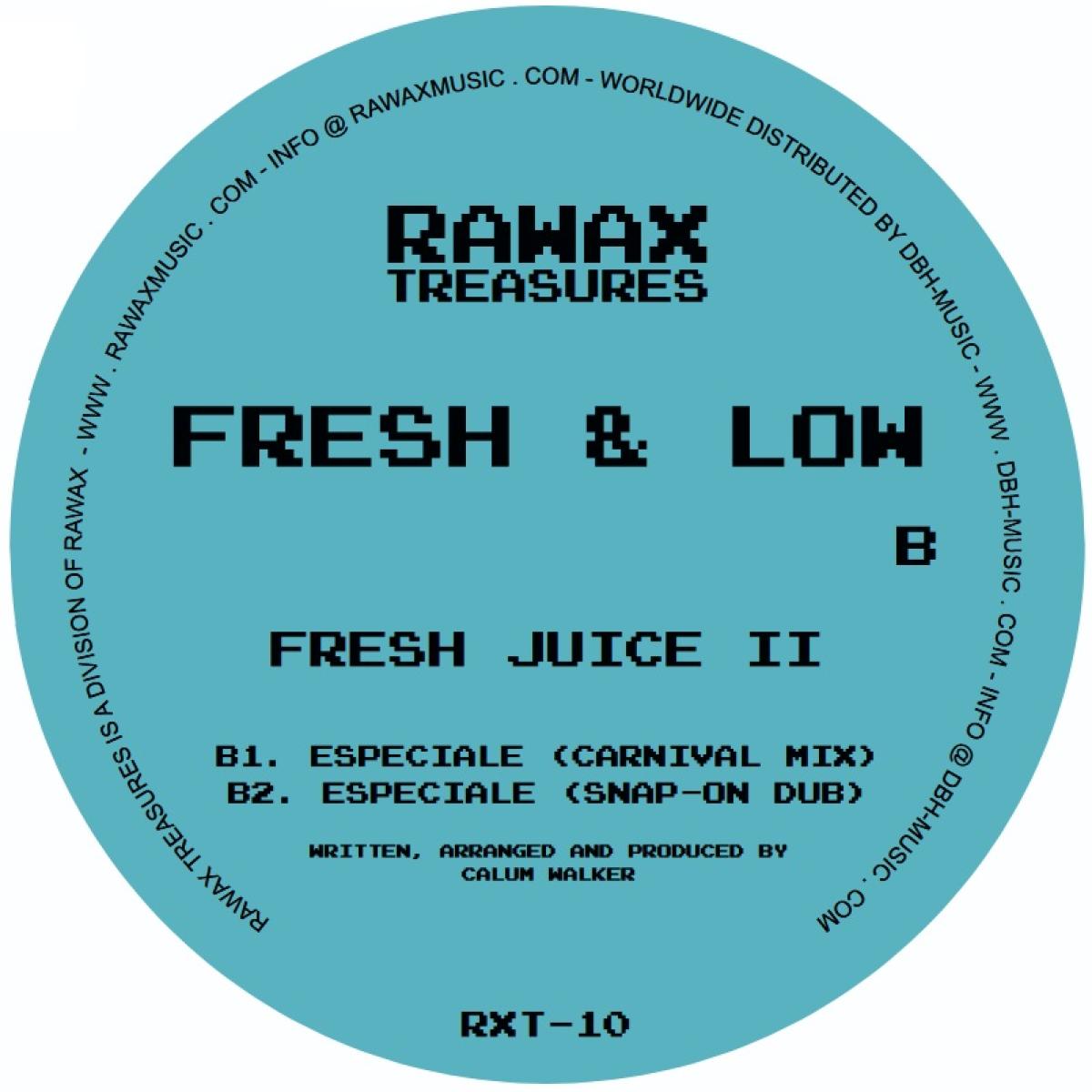 Fresh & Low - (PRESALE 08/17/26) Fever Tension / Fresh Juice II (VINYL 12" Rawax Records RXT-10) | NEW Mint (M) Mint (M) - HOUSE *NEW*