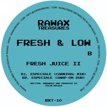 Fresh & Low - (PRESALE 08/17/26) Fever Tension / Fresh Juice II (VINYL 12" Rawax Records RXT-10) | NEW Mint (M) Mint (M) - HOUSE *NEW*