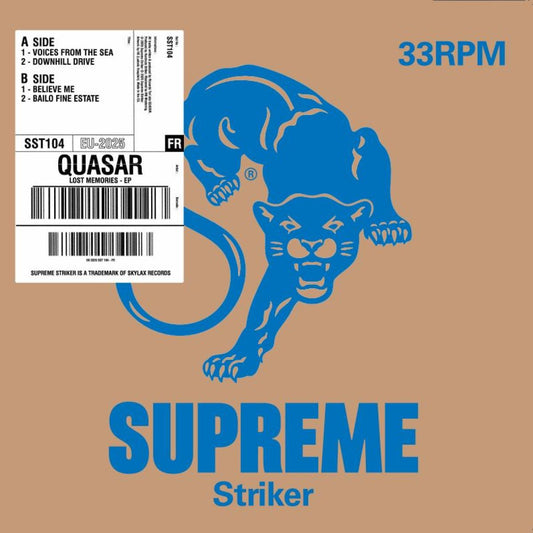 Quasar - (PRESALE TBD) Lost Memories (VINYL 12" Supreme Striker) | NEW - HOUSE *NEW*