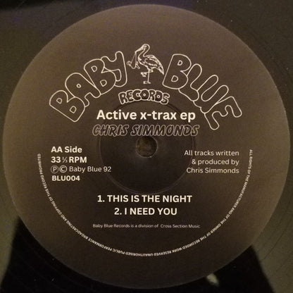 Active-X-Trax EP (12" VINYL) | Mint (M) Generic - HOUSE *NEW*