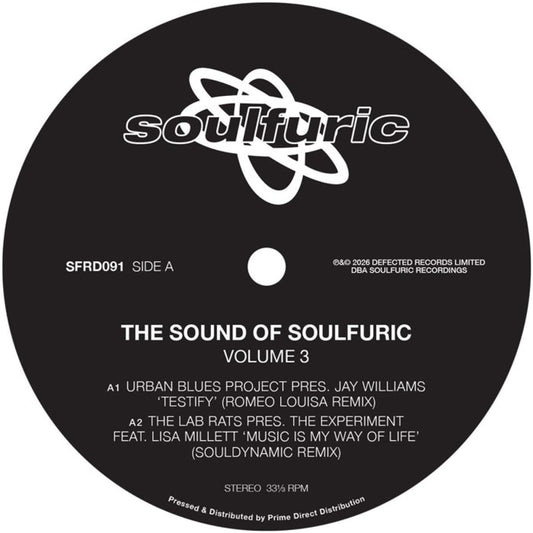Various - (PRESALE 10/16/26) The Sound Of Soulfuric Volume 3 (VINYL 12" Soulfuric) | NEW - HOUSE *NEW*