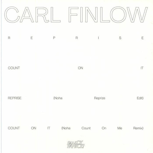 Carl Finlow - (PRESALE 7/19/26) Reprise (VINYL) | Mint Mint - HOUSE *NEW*