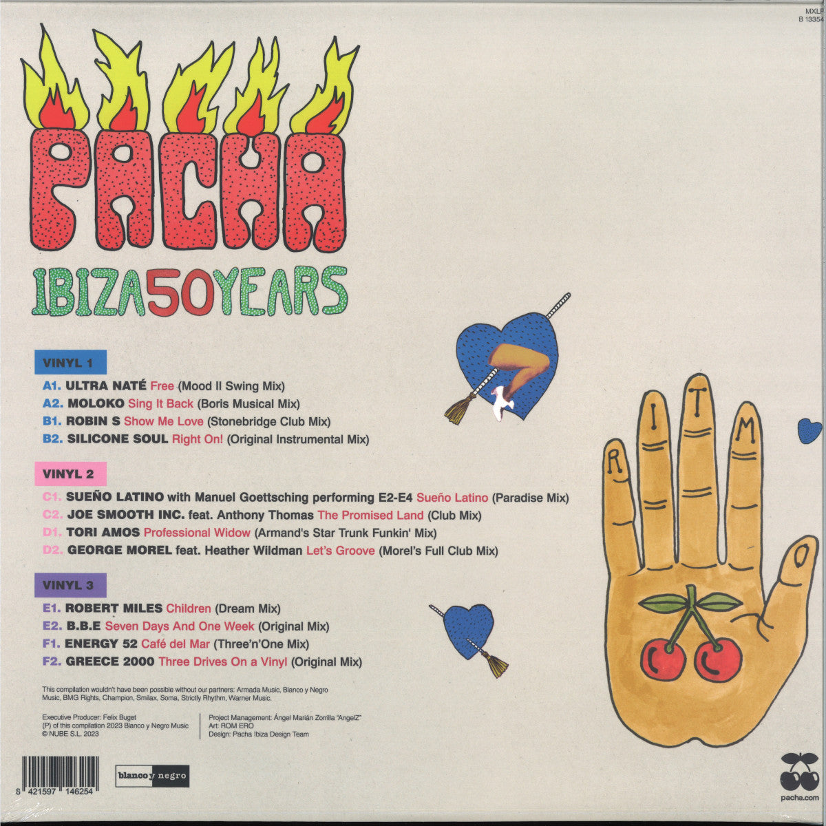 Various - PACHA IBIZA 50 YEARS (VINYL 3x12" Blanco Y Negro MXLP4200 2025) | NEW Mint (M) Mint (M) - HOUSE *NEW*