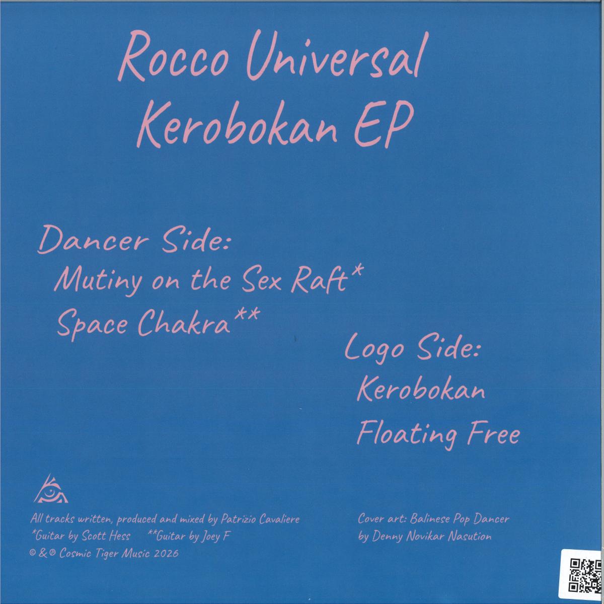 Rocco Universal - Kerobokan (VINYL 12" Cosmic Tiger) | NEW - HOUSE *NEW*