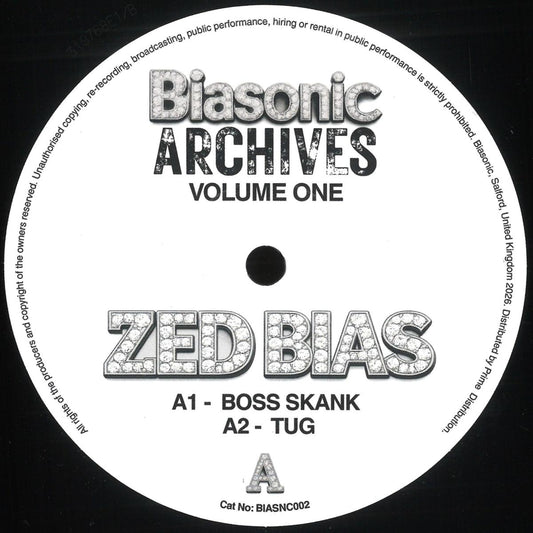 Zed Bias - Archives Vol 1 (VINYL 12" Biasonic) | NEW - HOUSE *NEW*