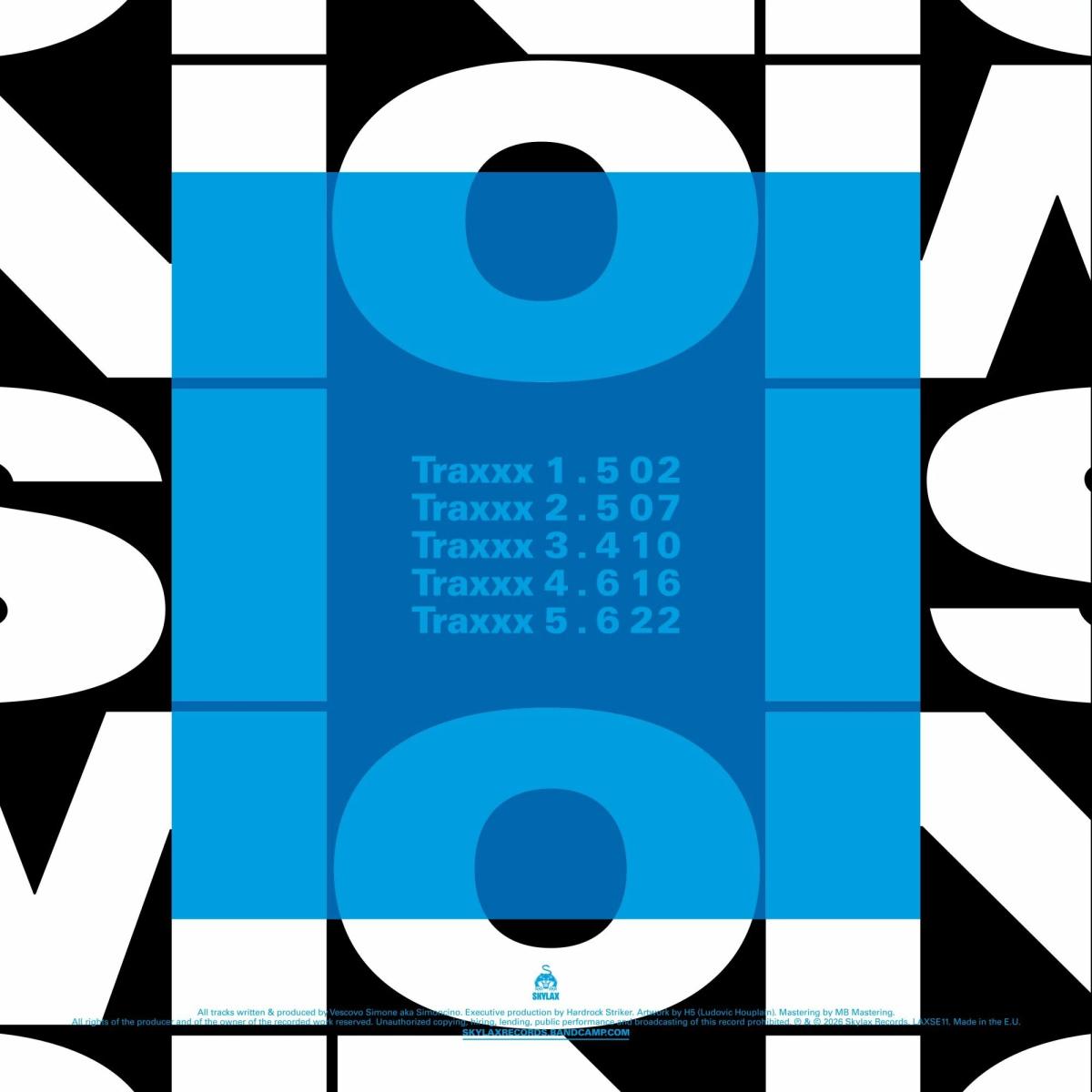 Simoncino - (PRESALE TBD) Traxxx (VINYL 12" Skylax) | NEW - HOUSE *NEW*