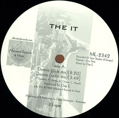 The It - Donnie (VINYL 12" Alleviated) | NEW - HOUSE *NEW*