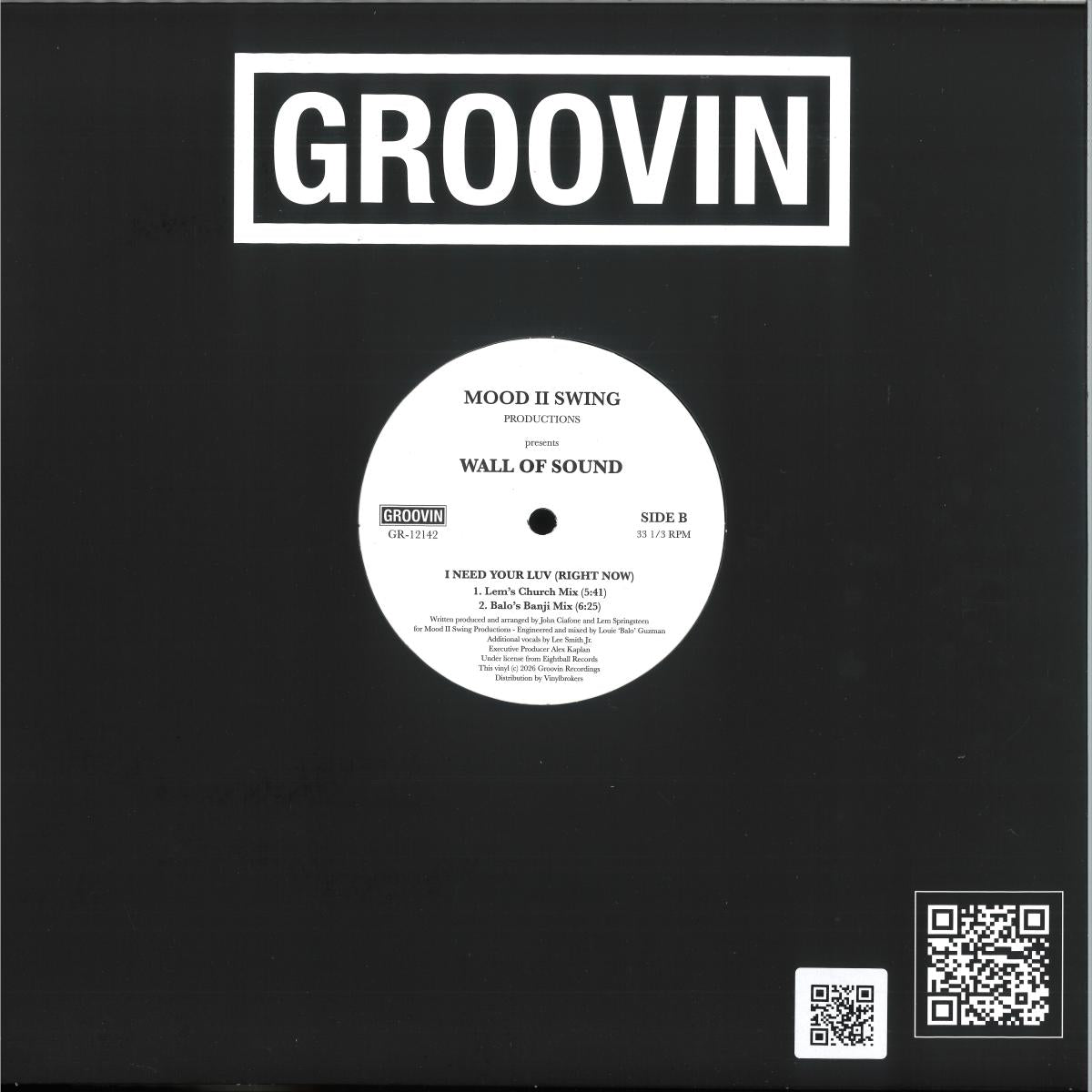 Mood II Swing presents Wall Of Sound - Penetration (VINYL 12" Groovin) | NEW - HOUSE *NEW*