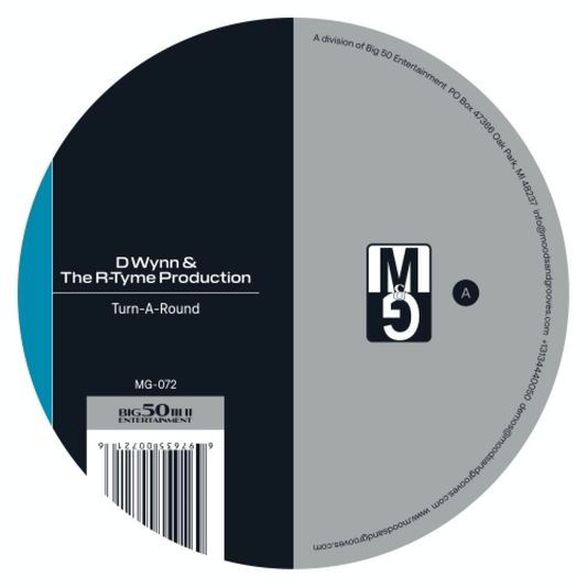 D Wynn & The R-Tyme Production - Turn-A-Round (VINYL) | Mint (M) Mint (M) - HOUSE *NEW*