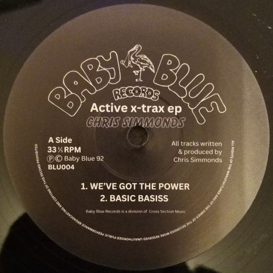 Active-X-Trax EP (12" VINYL) | Mint (M) Generic - HOUSE *NEW*