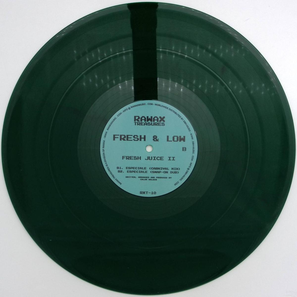 Fresh & Low - Fever Tension / Fresh Juice II (GREEN VINYL 12" Rawax) | NEW - HOUSE *NEW*