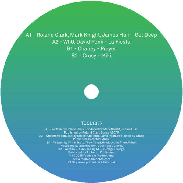 Toolroom Sampler Vol. 20 (12" VINYL) | - HOUSE *NEW*