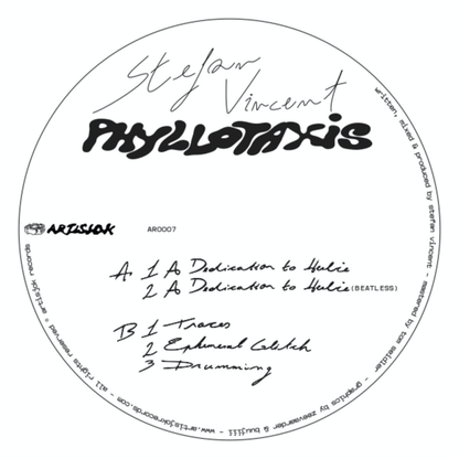 Stefan Vincent - (PRESALE 6/29/26) Phyllotaxis (VINYL) | Mint (M) Mint (M) - HOUSE *NEW*