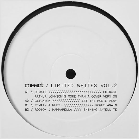 Meant Limited Whites Vol. 2 (VINYL) | Mint (M) Generic - HOUSE *NEW*