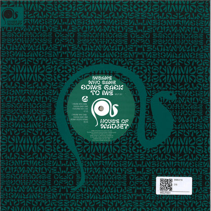 Insane Who Sane - (PRESALE TBD) Come Back To Me (VINYL 12" House Of Wadjet WDJT001 2026) | NEW - HOUSE *NEW*