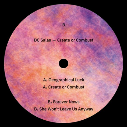 DC Salas - (PRESALE 6/11/26) Create or Combust (VINYL) | Mint (M) Mint (M) - HOUSE *NEW*