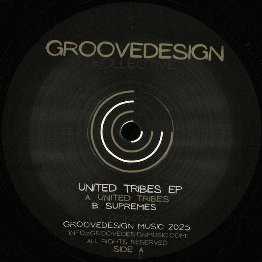 Groovedesign Kollective - United Tribes EP (VINYL 12" Groovedesign Music) | NEW - HOUSE *NEW*