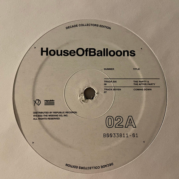 House Of Balloons | Mint (M) Mint (M) - HIP HOP/RAP *SEALED*