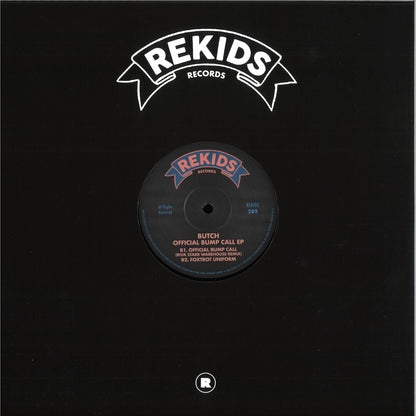 Butch - Official Bump Call EP (VINYL 12" Rekids REKIDS289V) | NEW Mint (M) Mint (M) - HOUSE *SEALED*