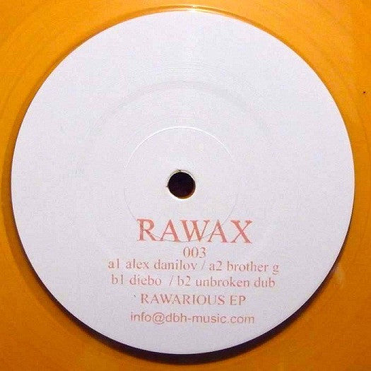 Various Rawarious EP 12" Excellent (EX) Generic