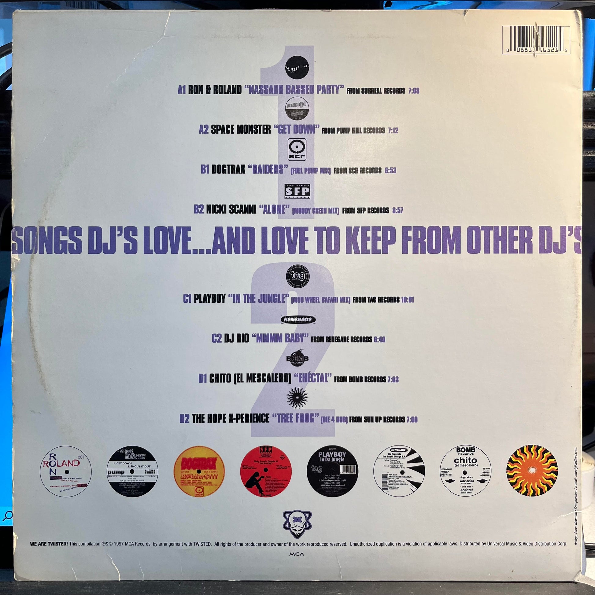 Various - Twisted Secrets (Songs DJ's Love... And Love To Keep From Other DJ's) | Excellent (EX) Excellent (EX) - HOUSE / USED *EXCELLENT+*