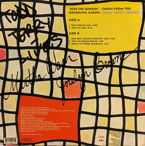 Keep On Jumpin' (VINYL) | Excellent+ (EX+) Near Mint (NM) - HOUSE / USED *EXCELLENT+*