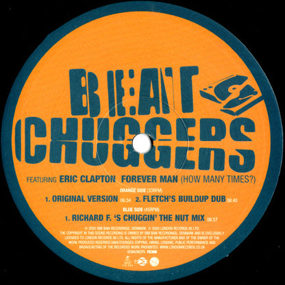 Beatchuggers - Forever Man (How Many Times?) | Excellent (EX) Very Good Plus (VG+) - HOUSE / USED *EXCELLENT+*