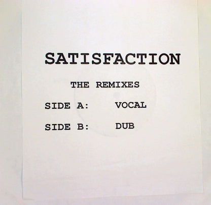 The Rolling Stones - Satisfaction (The Remixes) | Excellent (EX) Generic - HOUSE / USED *EXCELLENT+*