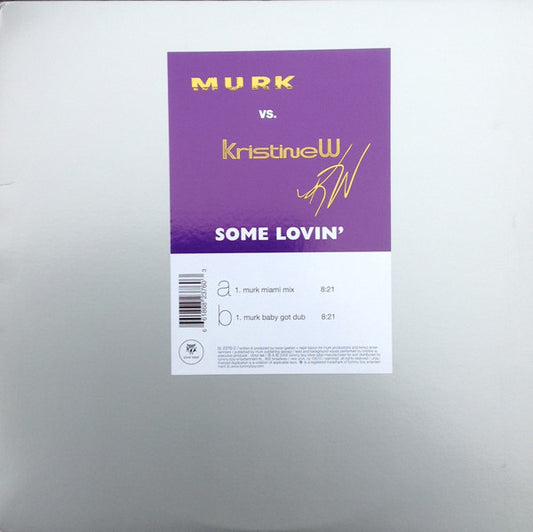 MURK - Some Lovin' | Excellent (EX) Excellent (EX) - HOUSE / USED *EXCELLENT*