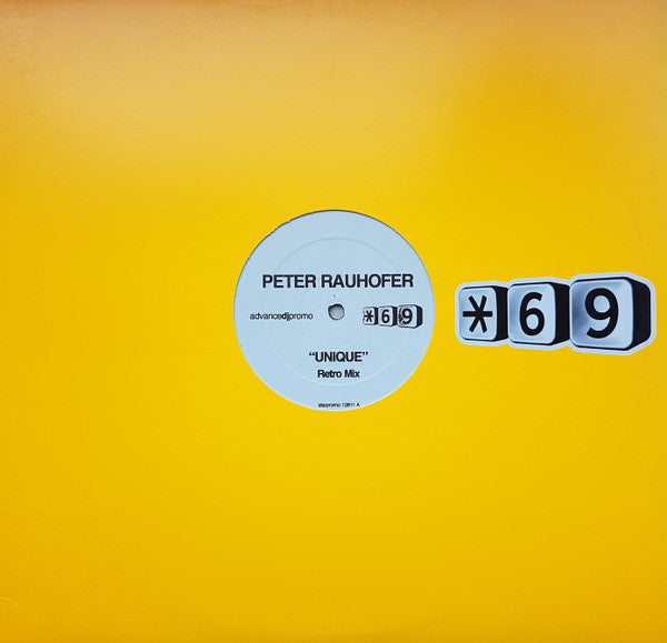 Peter Rauhofer - Unique | Excellent (EX) Very Good Plus (VG+) - HOUSE / USED *EXCELLENT*