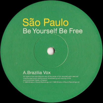 Be Yourself Be Free (VINYL) | Excellent (EX) Excellent (EX) - HOUSE / USED *EXCELLENT*