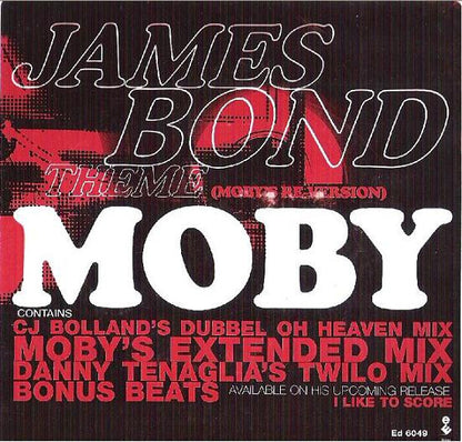 James Bond Theme (Moby's Re-Version) (VINYL) | Excellent (EX) Excellent (EX)