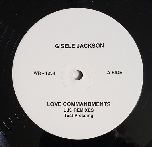 Gisele Jackson - Love Commandments (UK Remixes) | Excellent (EX) Generic - HOUSE / USED *EXCELLENT*