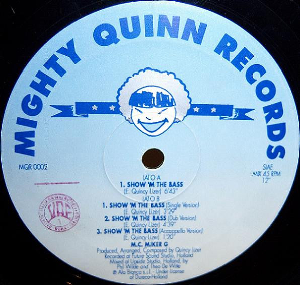 MC Miker G - Show'm The Bass | Very Good Plus (VG+) Very Good Plus (VG+) - HOUSE / USED *EXCELLENT*