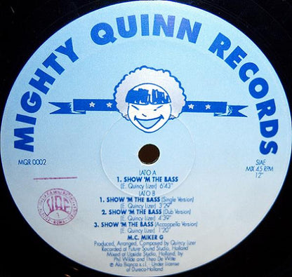 MC Miker G - Show'm The Bass | Very Good Plus (VG+) Very Good Plus (VG+) - HOUSE / USED *EXCELLENT*