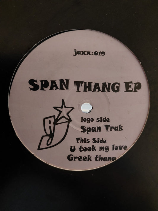 Basement Jaxx - Span Trak / Dirty Talk (Pants & Corset Remix) | Excellent (EX) Generic - HOUSE / USED *EXCELLENT*