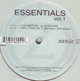 Rick Garcia - Essentials Vol.1 | Excellent (EX) Generic - HOUSE / USED *EXCELLENT*