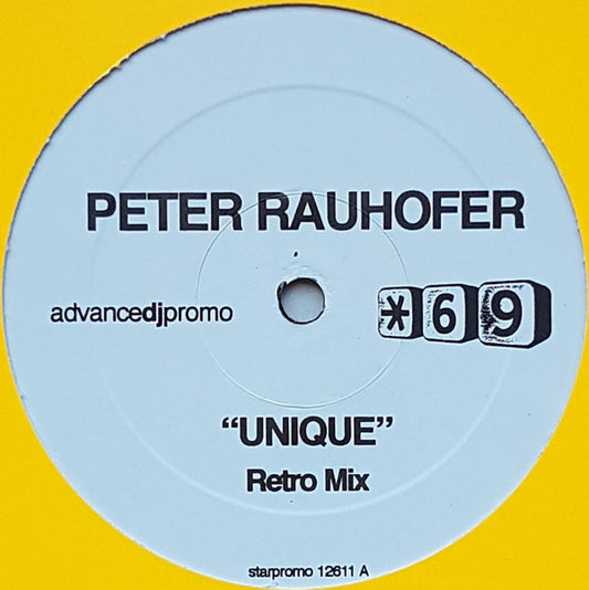 Peter Rauhofer - Unique | Excellent (EX) Very Good Plus (VG+) - HOUSE / USED *EXCELLENT*