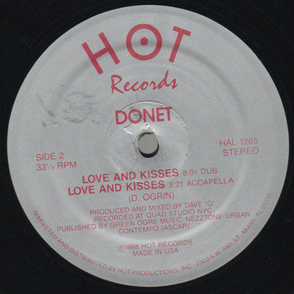 Donet - Love And Kisses | Excellent (EX) Excellent (EX) - HOUSE / USED *EXCELLENT*