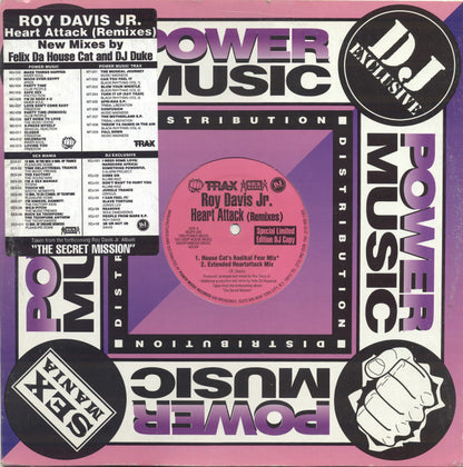 Heart Attack (Remixes) (VINYL) | Excellent (EX) Near Mint (NM) - HOUSE / USED *EXCELLENT*