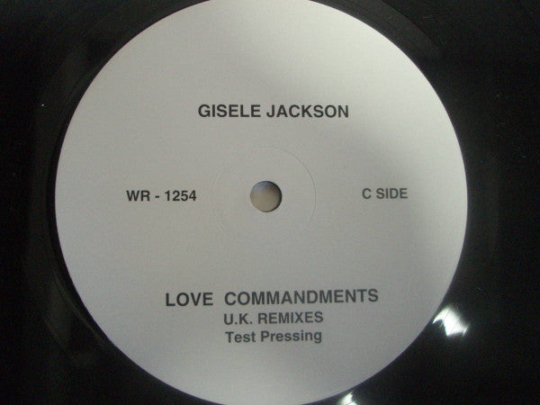 Gisele Jackson - Love Commandments (UK Remixes) | Excellent (EX) Generic - HOUSE / USED *EXCELLENT*