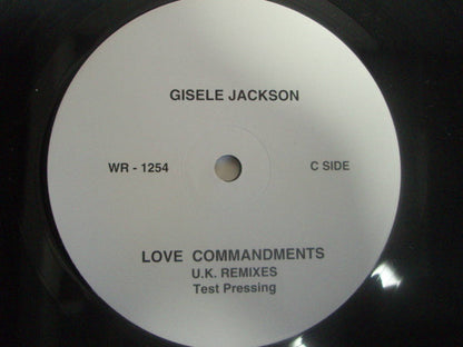 Gisele Jackson - Love Commandments (UK Remixes) | Excellent (EX) Generic - HOUSE / USED *EXCELLENT*