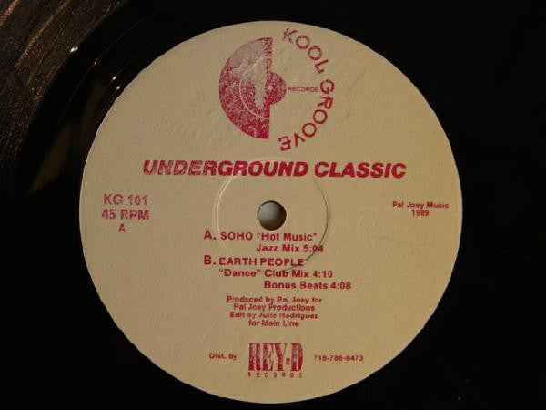 Various - Underground Classic (VINYL LP) | Excellent (EX) Generic - HOUSE / USED *EXCELLENT*