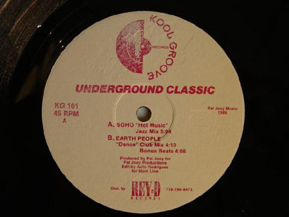 Various - Underground Classic (VINYL LP) | Excellent (EX) Generic - HOUSE / USED *EXCELLENT*