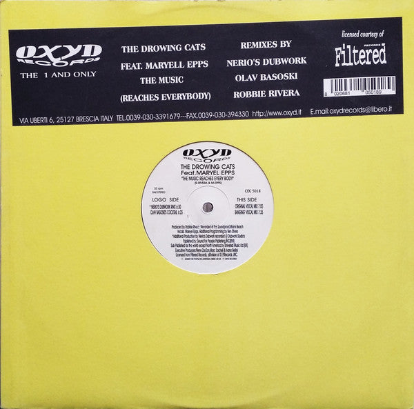 The Drowing Cats - The Music (Reaches Everybody) | Excellent (EX) Very Good Plus (VG+) - HOUSE / USED *EXCELLENT*