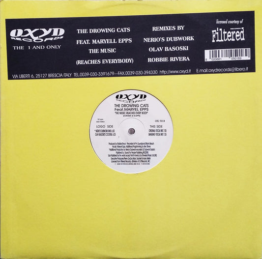 The Drowing Cats - The Music (Reaches Everybody) | Excellent (EX) Very Good Plus (VG+) - HOUSE / USED *EXCELLENT*